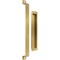 Ekena Millwork 16" Pull Handle & 12" Flush Pull for 2 1/4" Doors, Jacob's Gold GB6001PP51612G - alternate 5